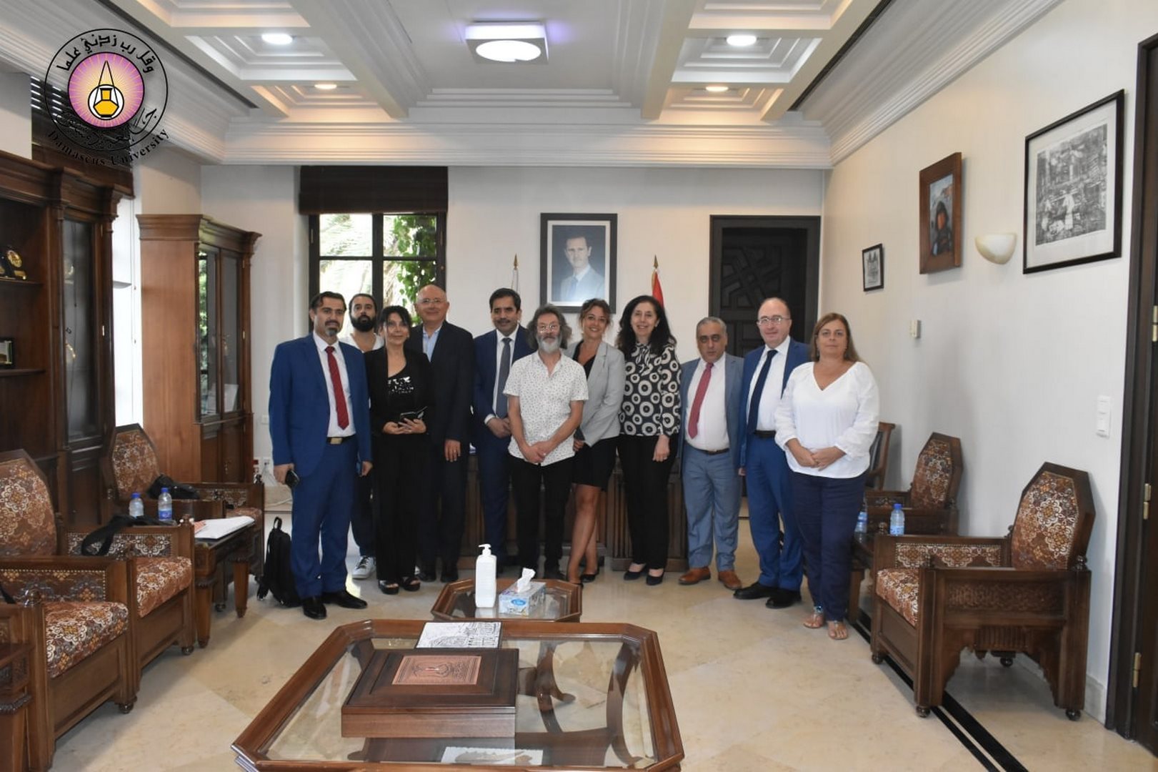 زيارة جمعية البندقية إلى جامعة دمشق العريقة