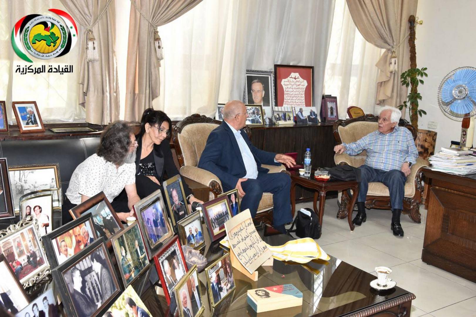 بلال ودخل الله يستقبلان وفد جمعية البندقية