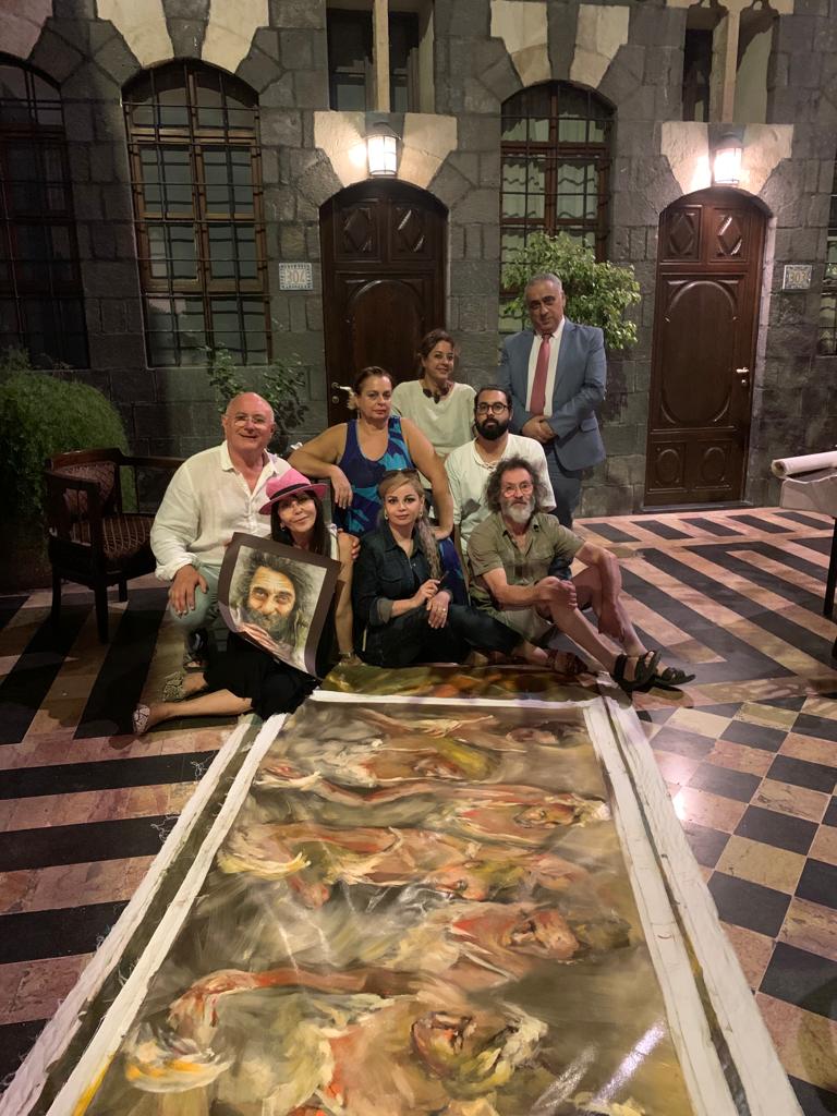 لقائي مع الفنانة التشكيلية رنا عثمان 