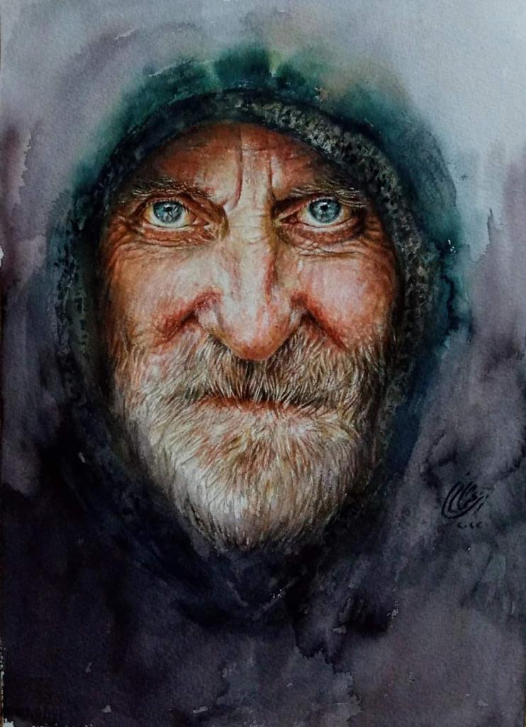 Una artista dalla Siria