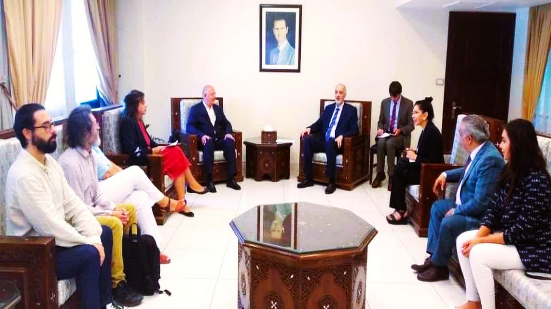 الجعفري يبحث مع وفد جمعية البندقية للصداقة الإيطالية العربية دور الثقافة في صنع السلام