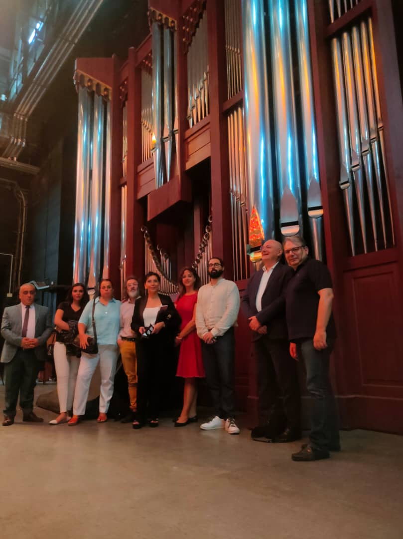 جمعية البندقية- الصداقة الإيطالية العربية تزور دار الأوبرا في دمشق