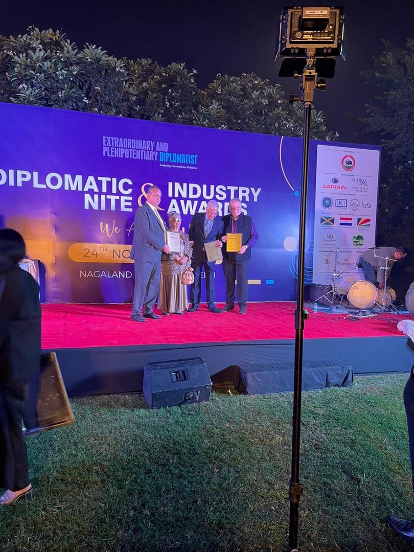 L'India incorona il nostro membro con il Distinguished Award