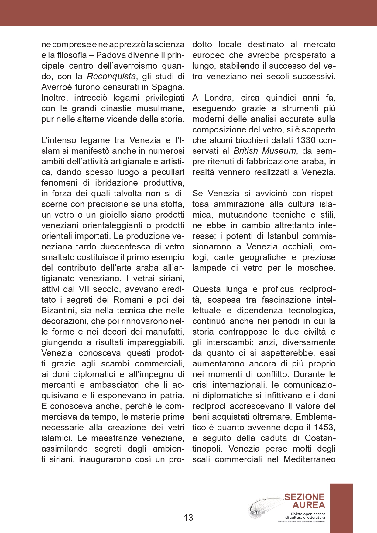 فينيسيا و الإسلام