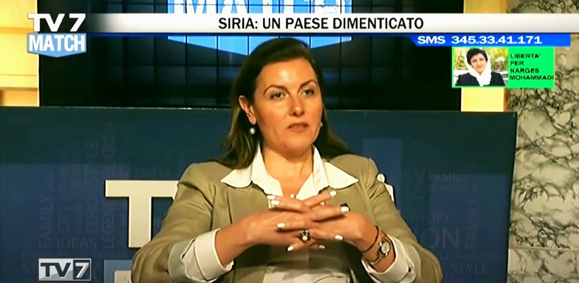 Donne dalla Siria ospitate in TV7
