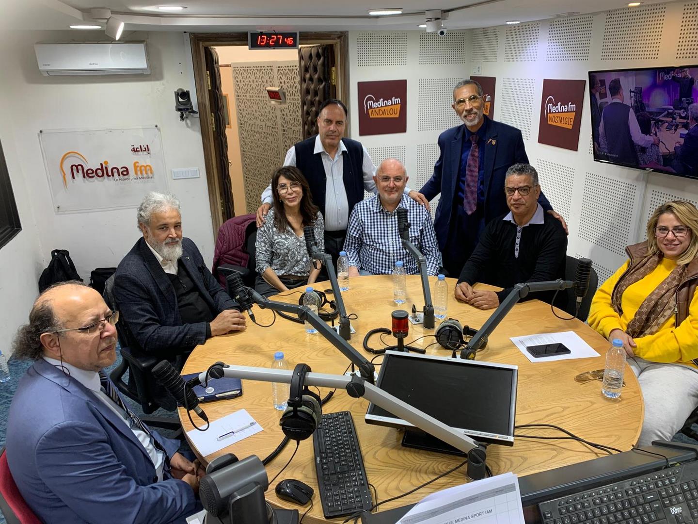 إدريس و أنا عند مولاي إسماعيل في مكناس