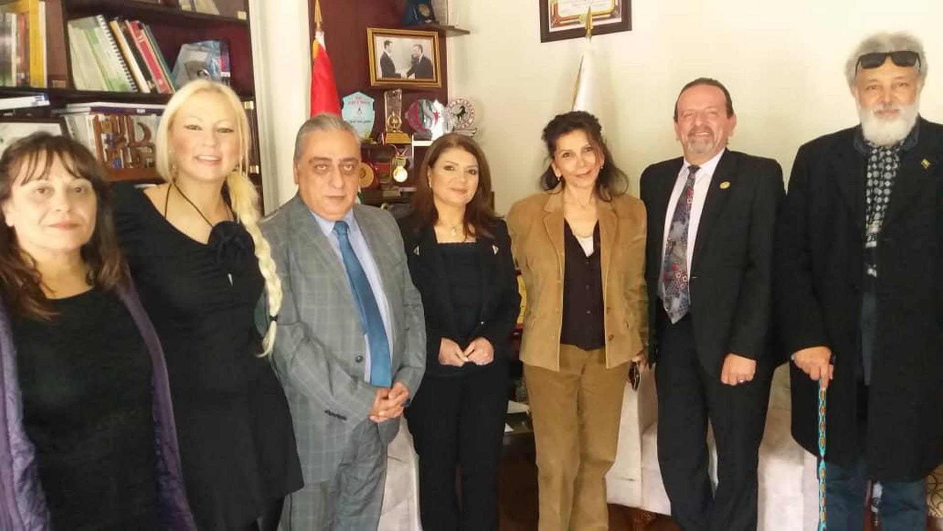   وفد جمعية البندقية للصداقة العربية الإيطالية يزور اتحاد الصحفيين السوريين