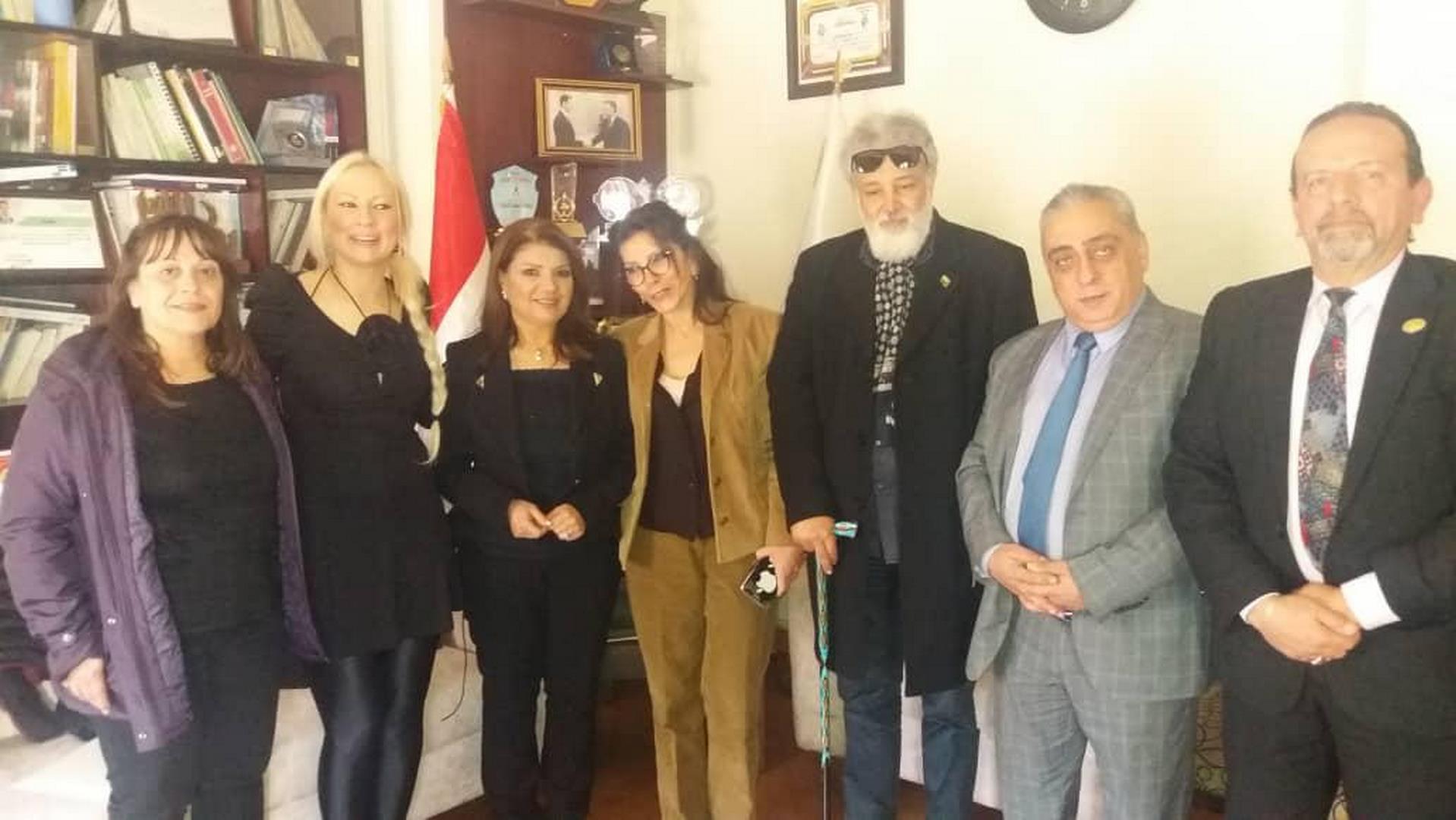 وفد جمعية البندقية للصداقة العربية الإيطالية يزور اتحاد الصحفيين