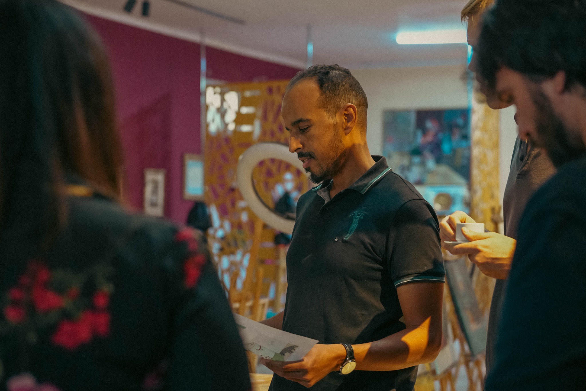 جمعية البندقية الصداقة الإيطالية العربية في ضيافة نادي عوض عبيدة للفنون التشكيلية