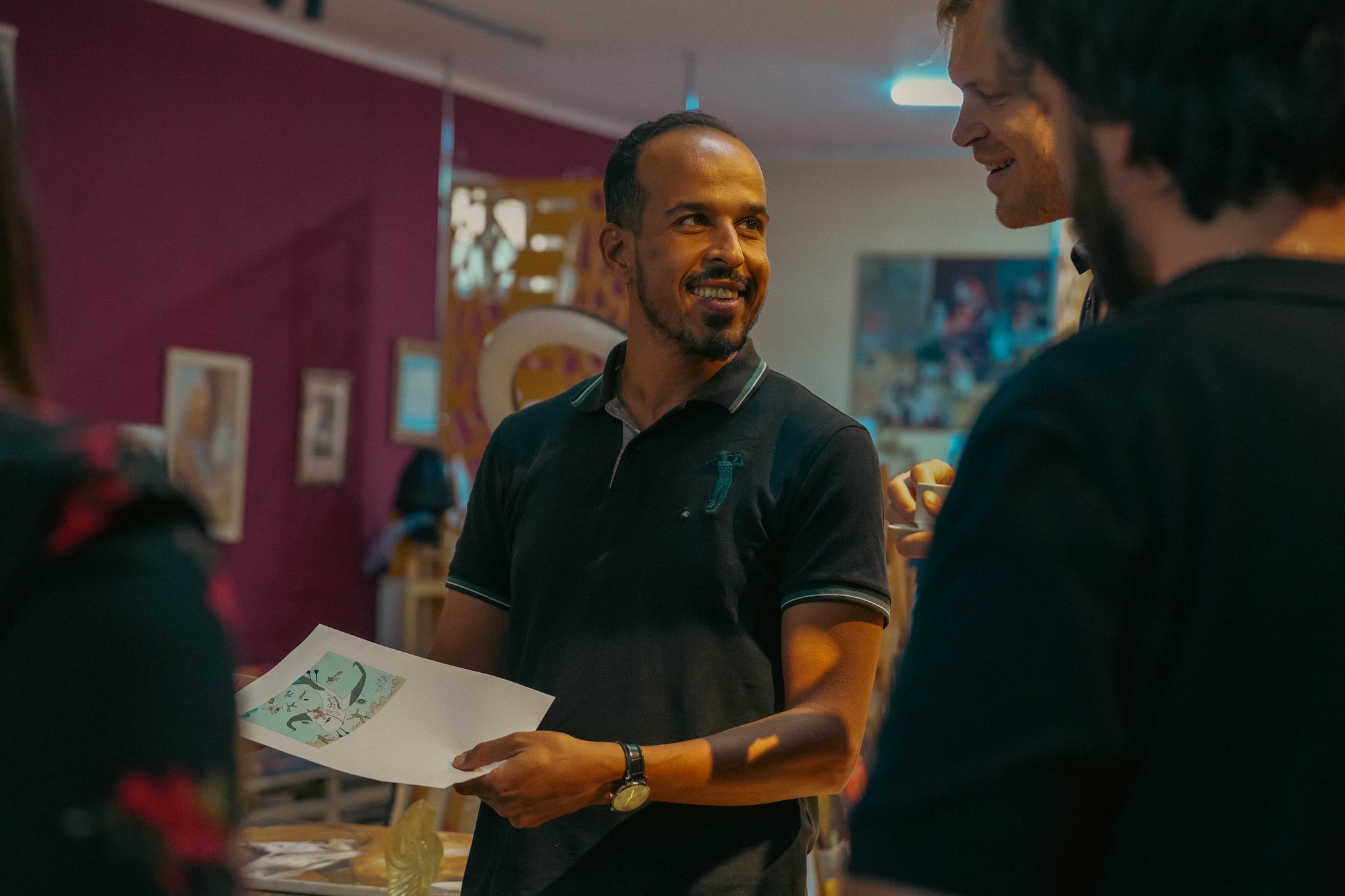 جمعية البندقية الصداقة الإيطالية العربية في ضيافة نادي عوض عبيدة للفنون التشكيلية